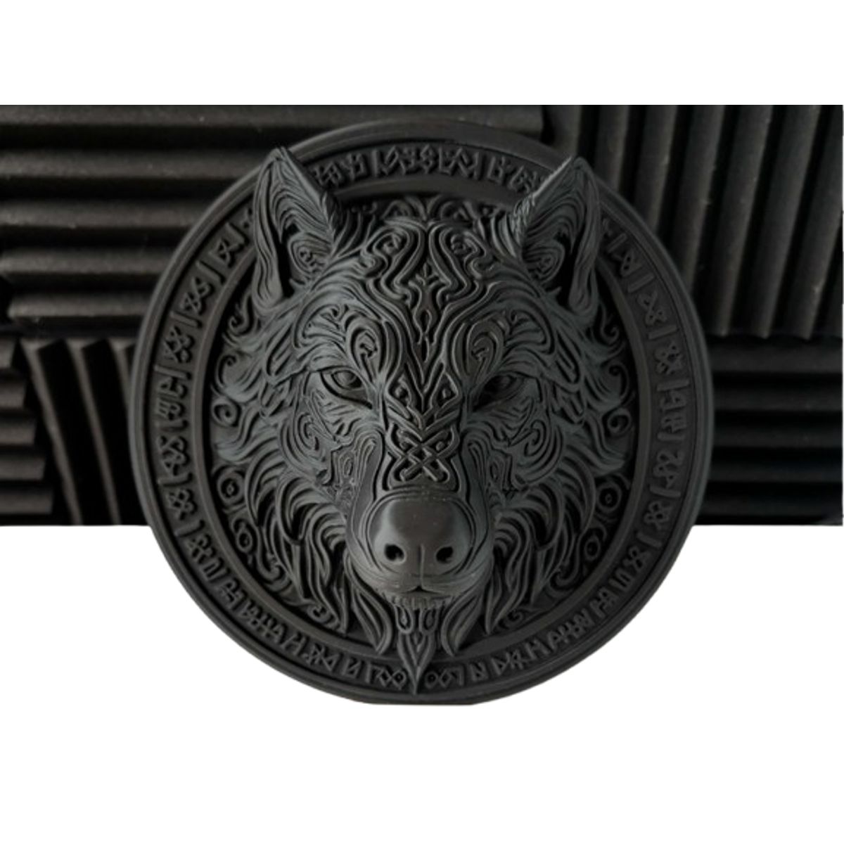 GENERICO - Adorno - Relieve Mural Cabeza de Lobo Fenrir