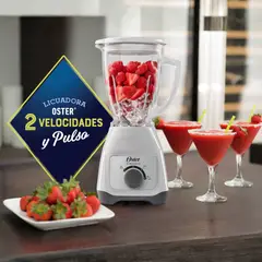 OSTER - Licuadora Oster® Con Vaso De Vidrio Y Control De Perilla BLSTKAGWRD