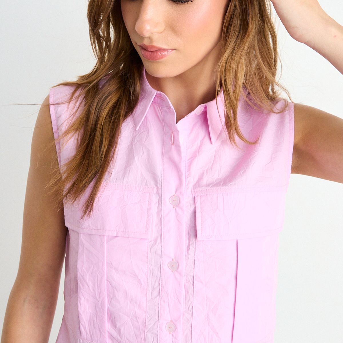 IO - Blusa Lisa Mujer Morado Io