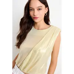 IO - Polera Lisa Mujer Crudo