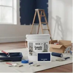 BAUM - TINETA PINTURA ESMALTE AL AGUA - 12-D AZUL MARINO