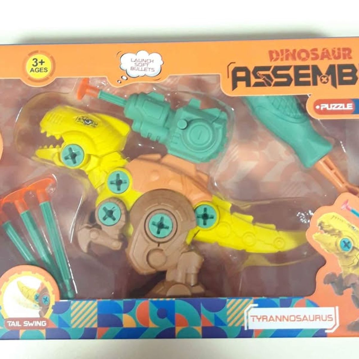 GENERICO - Caja juguete didactico de dinosaurio para niños