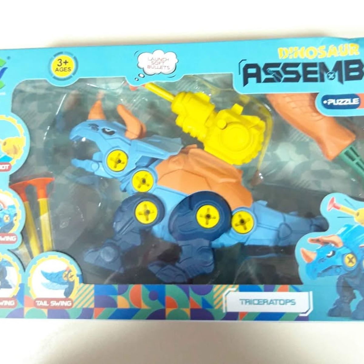GENERICO - Caja juguete didactico de dinosaurio para niños
