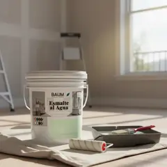 BAUM - TINETA PINTURA ESMALTE AL AGUA - 13-P PISTACHO PASTEL