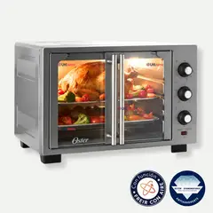 OSTER - Horno con freidora de aire Oster® de 35 litros, puertas francesas, TSSTTV35FDMAFNS