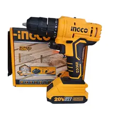 INGCO - Taladro atornillador inalámbrico de 20V