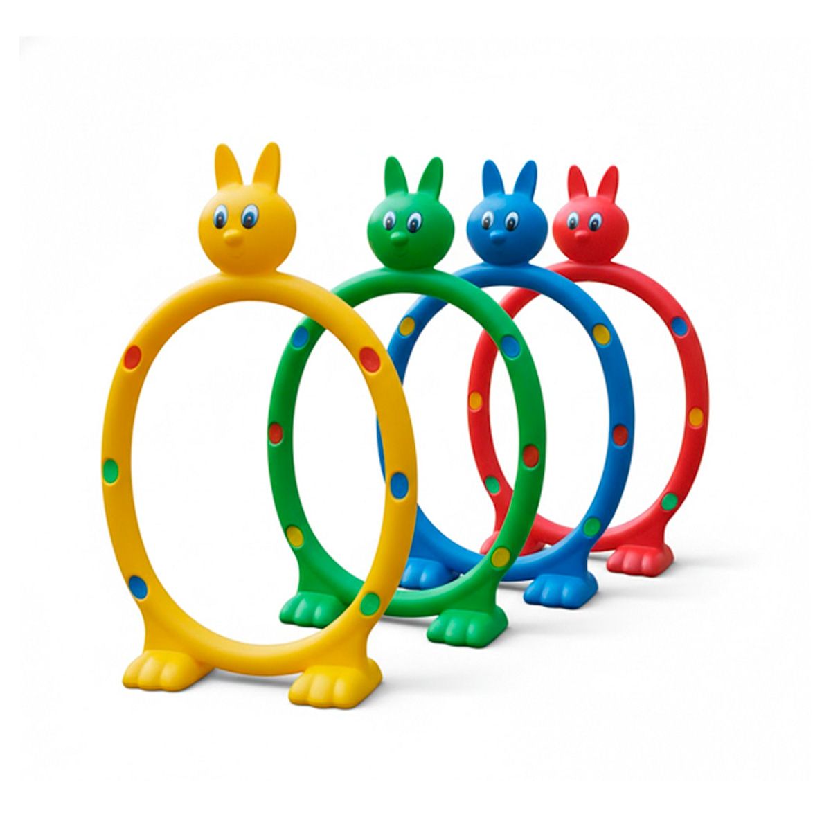 SDFIT - Set De 4x Cuevas Aros Agilidad Playground Patio