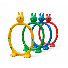 SDFIT - Set De 4x Cuevas Aros Agilidad Playground Patio