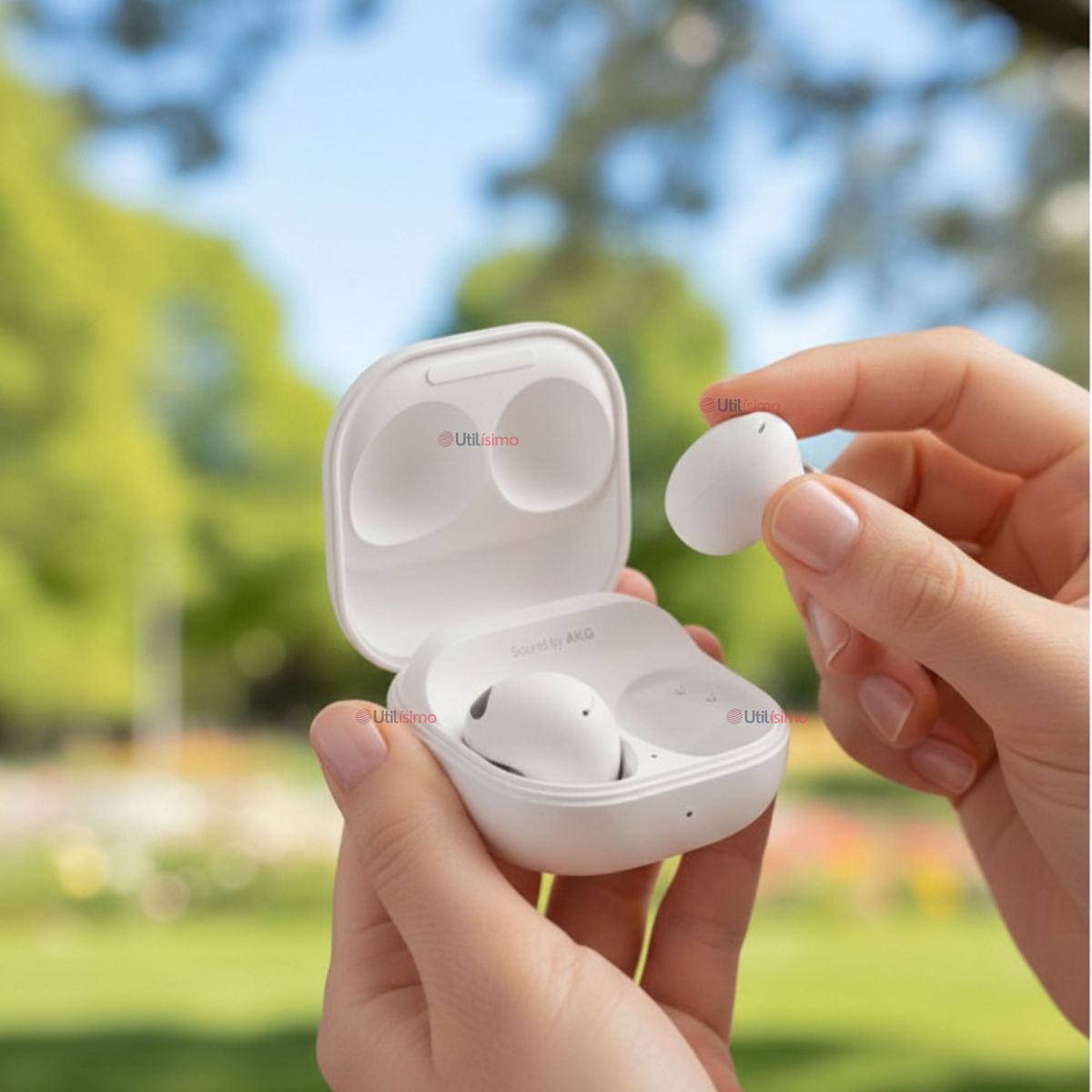 UTILISIMO - Audifonos Inalámbricos Bluetooth 5.3 Genérico Color Blanco