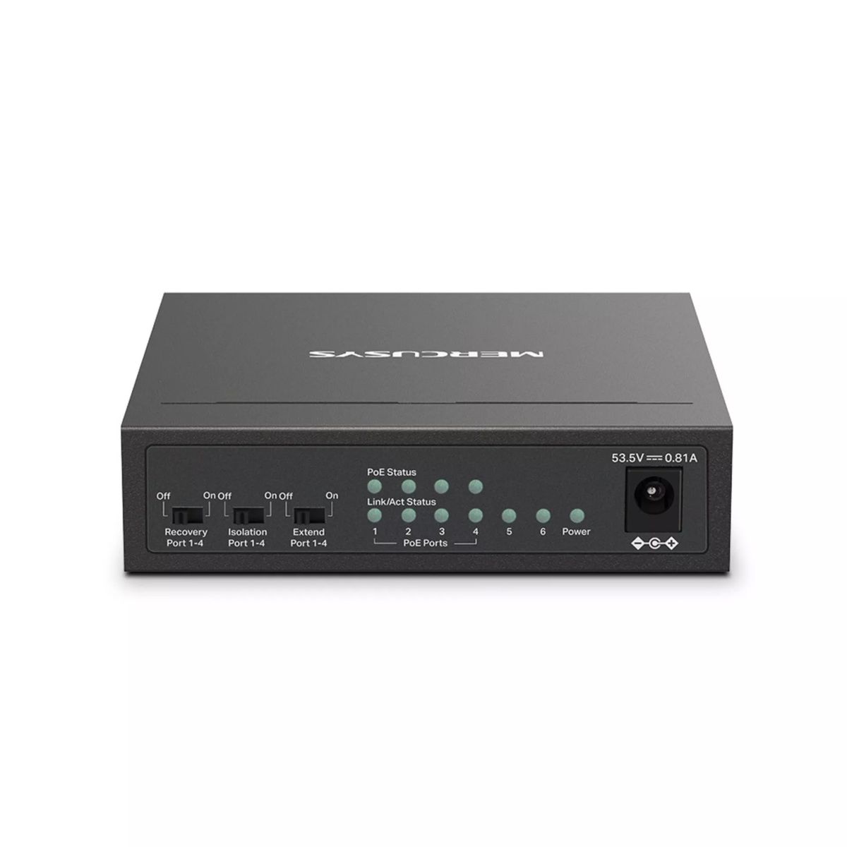 GENERICO - MS106LP SWITCH MERCUSYS 6P+4POE 10/100