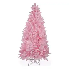 GENERICO - Árbol Navidad Pino 210cm Arbol Pascua Decoracion Navideña Arbol Rosado