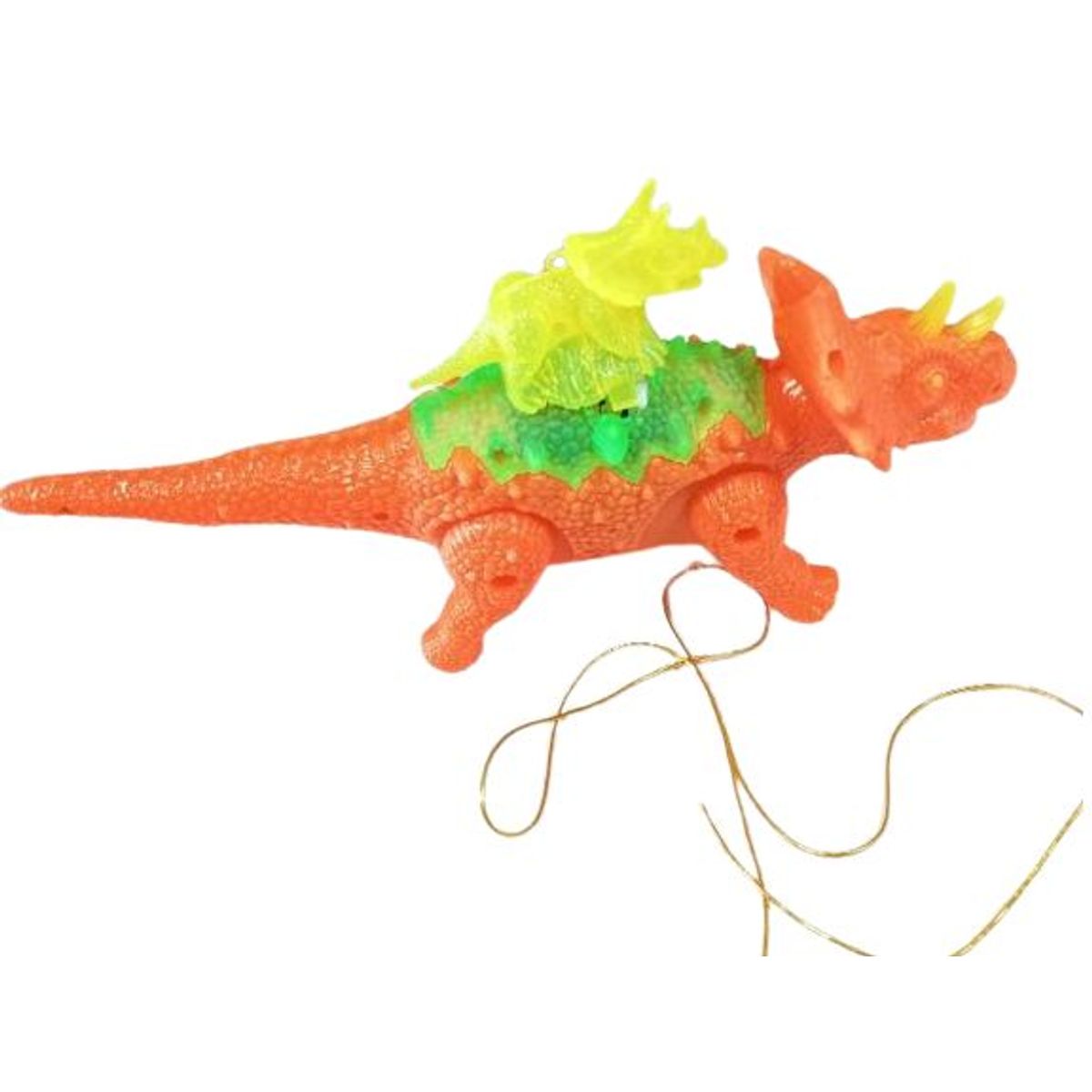 GENERICO - Juguete de dinosaurio 30cm con luz y musica