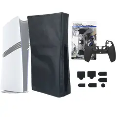 GENERICO - Funda protectora para Consola PS5 PRO set completo antipolvo