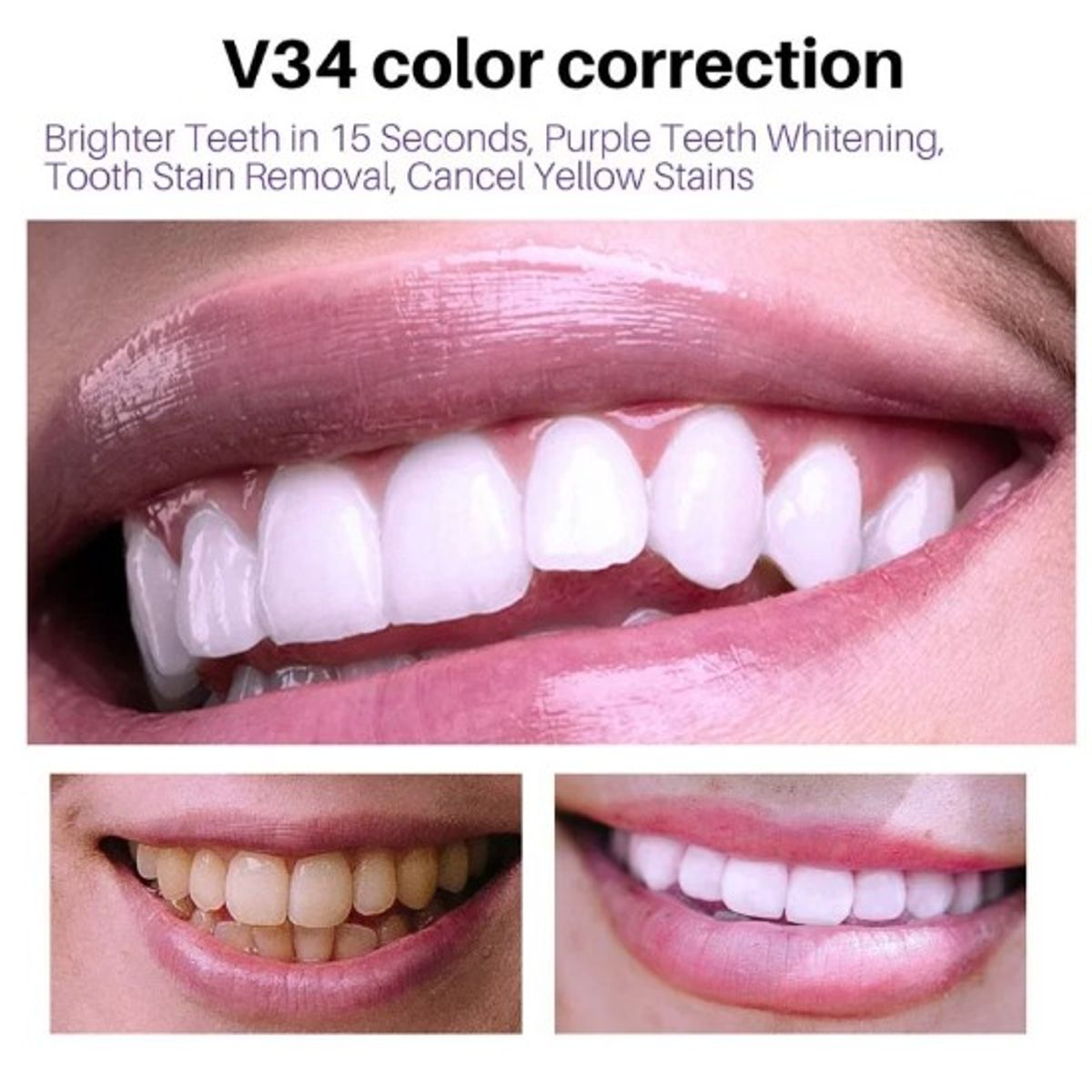 GENERICO - Pasta De Dientes Blanqueadora V34 Repara Mejora