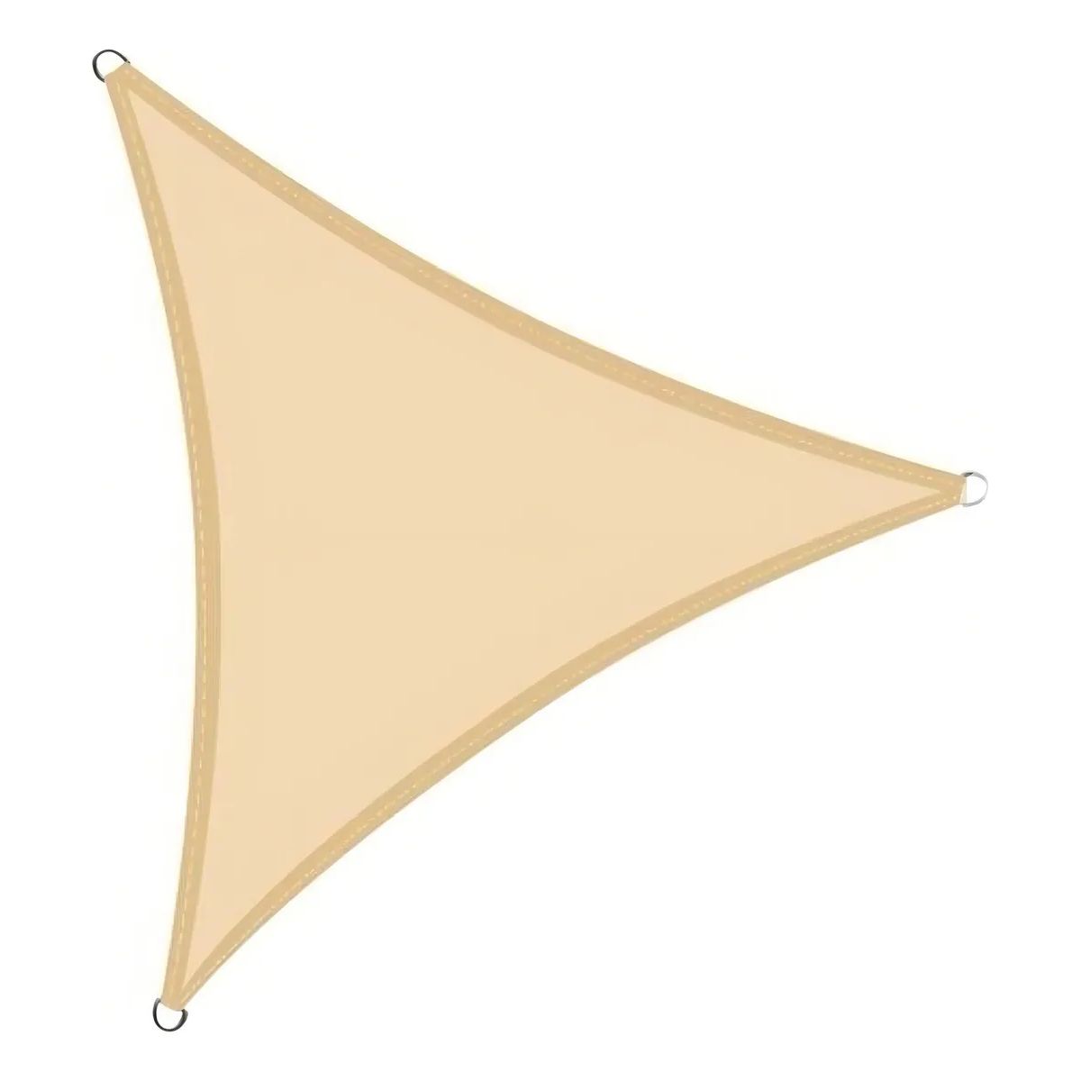 GENERICO - Toldo Vela Triangular Lonas Telas Toldos Sombra 5x5x5 Color Beige Rorostore Protector UV