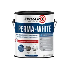 RUST OLEUM - Pintura Zinsser Perma White Blanco Semi Mate 3785L