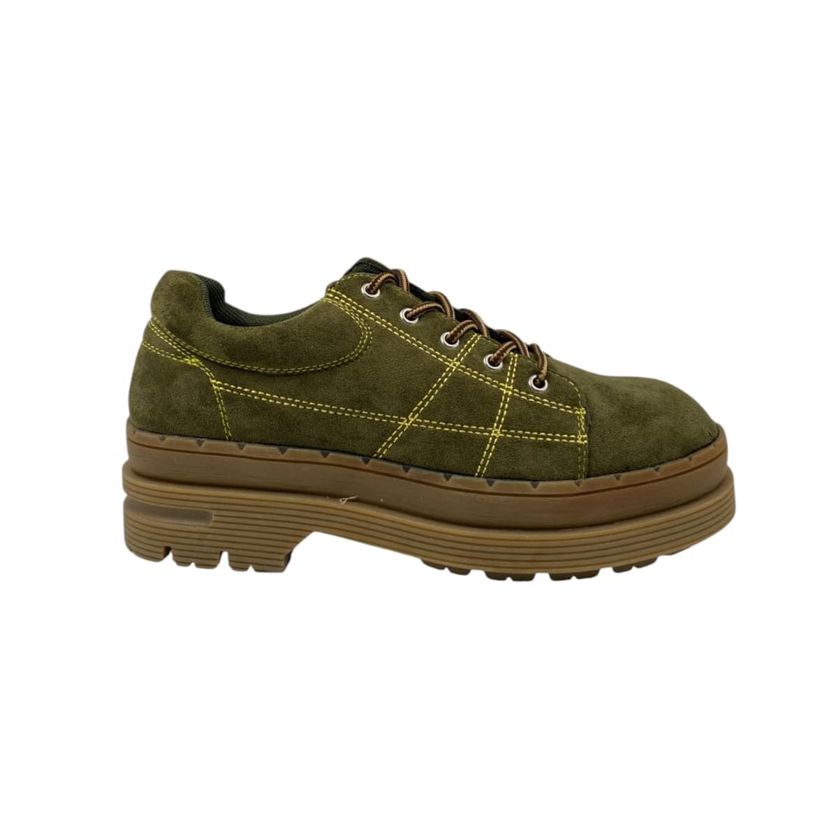 HERIEL - Zapato Verde Plataforma Mujer