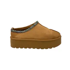 HERIEL - Pantufla Camel Chiporro Mujer