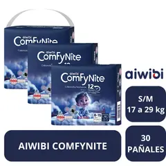 GENERICO - Calzoncitos Nocturnos Comfynite 10 Und (3 Paquetes) S/M