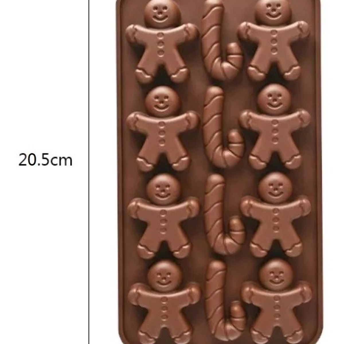 GENERICO - Pack X2 Molde Silicona Chocolate Navidad Moldes Repostería