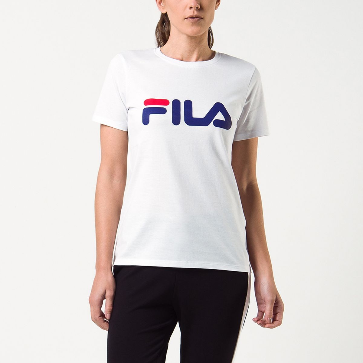 FILA - Fila Polera Manga Corta Algodón Mujer