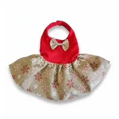 GENERICO - VESTIDO NAVIDEÑO PARA MASCOTA TALLA S