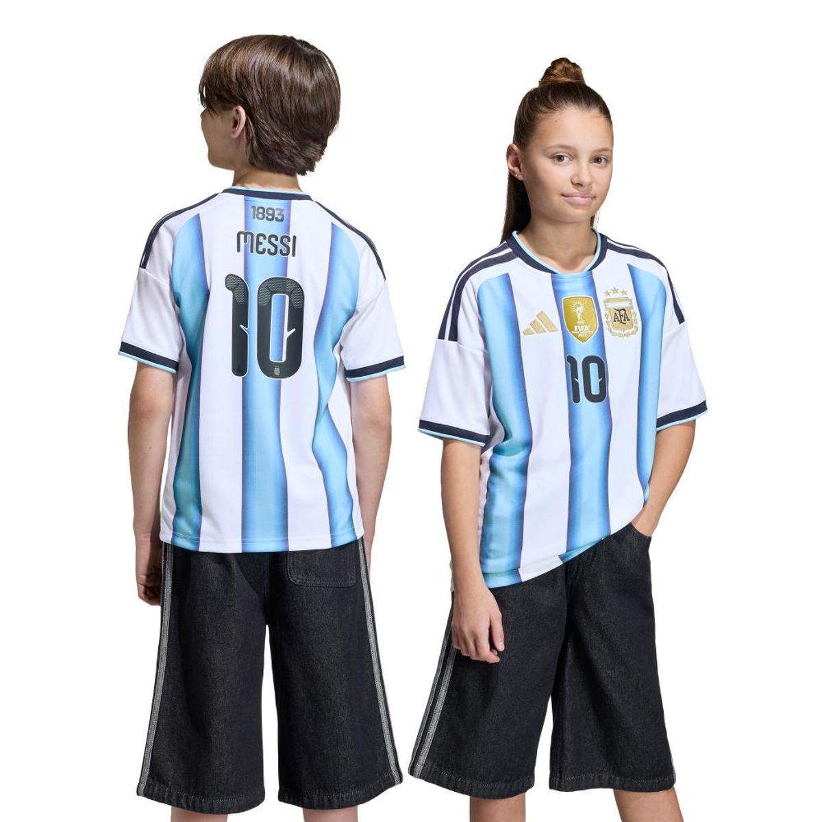 ADIDAS - Camiseta de Fútbol Local Argentina 26 Messi Niños adidas
