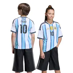ADIDAS - Camiseta de Fútbol Local Argentina 26 Messi Niños