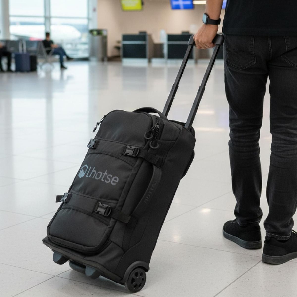 LHOTSE - Maleta Bolso Trolly Expedition Duffel 30lts Black