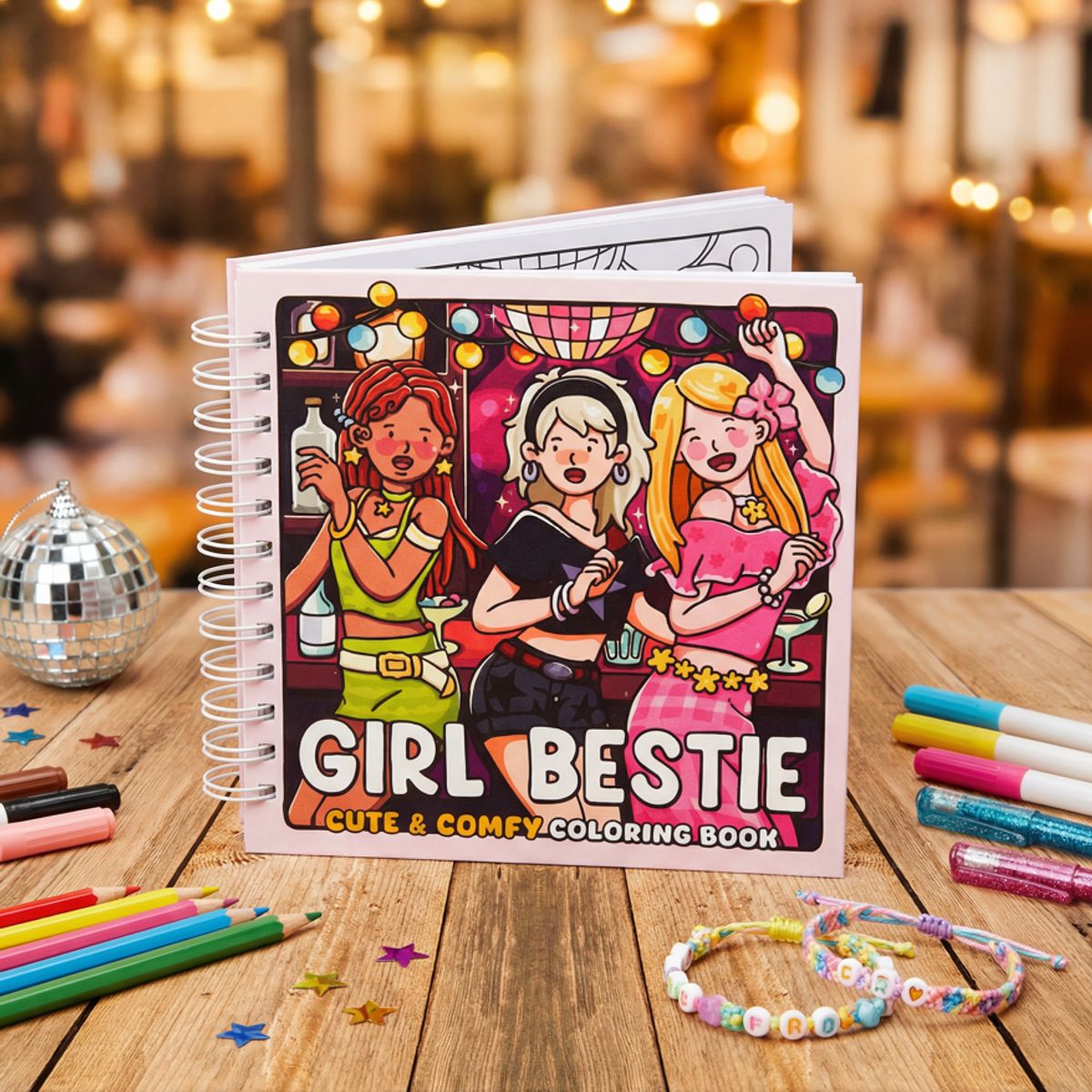 GENERICO - Libro de Colorear - Girl Bestie