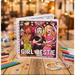 GENERICO - Libro de Colorear - Girl Bestie