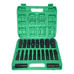 ESHOPANGIE - Juego Dados Largos De Impacto 8 - 32mm 20 Piezas