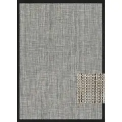 DECORUGZ - Alfombra Vinílica Lavable Siena borde negro 200x300