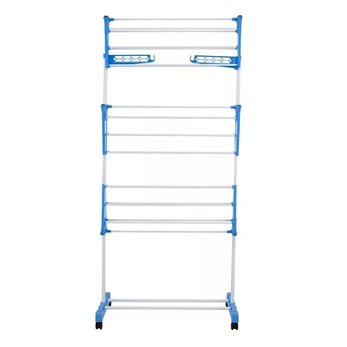 GENERICO - Tendedero Ropa Colgador Pechero Plegable 3 Niveles Blanco
