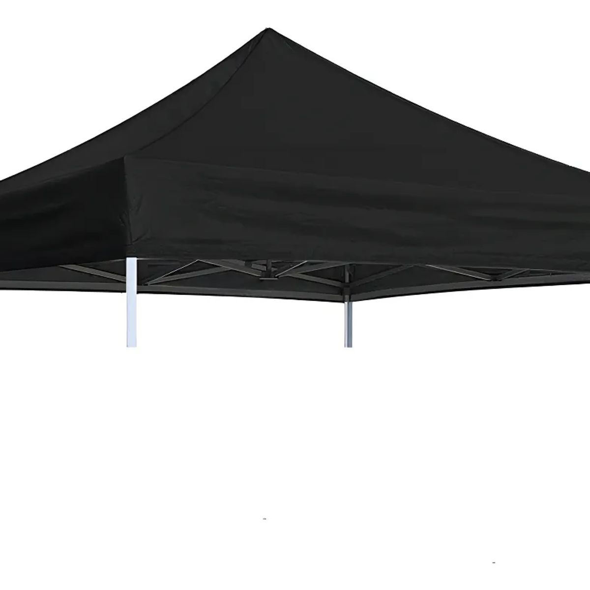 GENERICO - Lona Carpa Repuesto Toldo Plegable 3x3 Mt Filtro Uv Plateado Color Negro