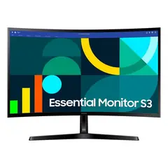 SAMSUNG - Monitor Essential S3 S36GD 24 Curvo FHD VA 100Hz 4ms