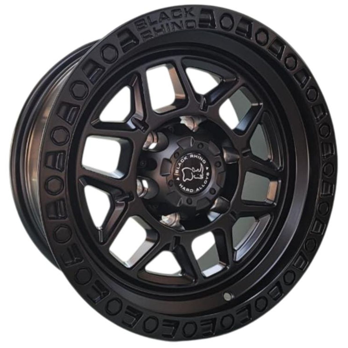 GENERICO - Juego de Llantas 16x8 6x1397 Et0 Matt black H019