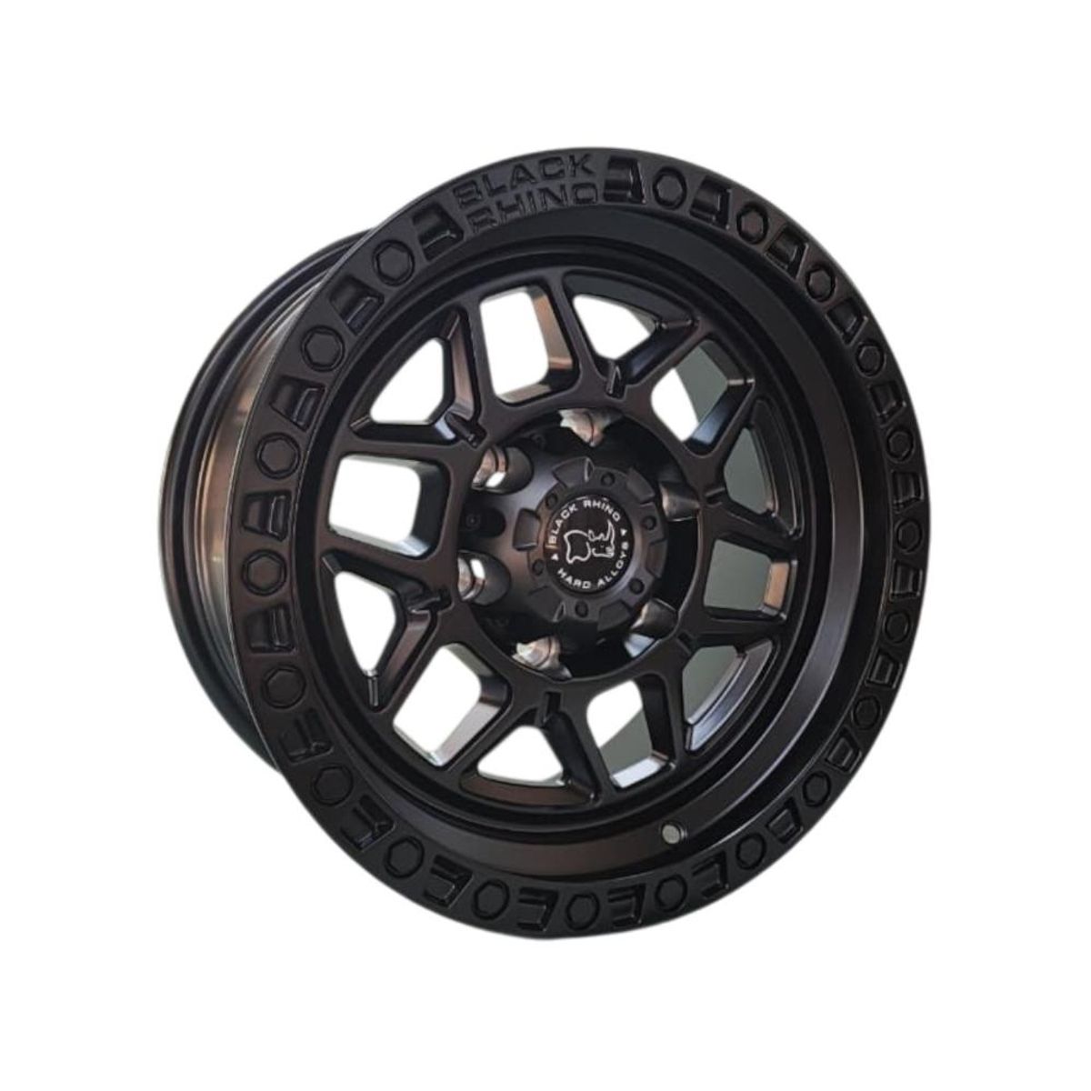 GENERICO - Juego de Llantas 16x8 6x1397 Et0 Matt black H019