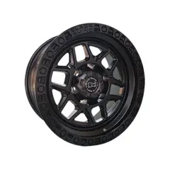 GENERICO - Juego de Llantas 16x8 6x1397 Et0 Matt black H019