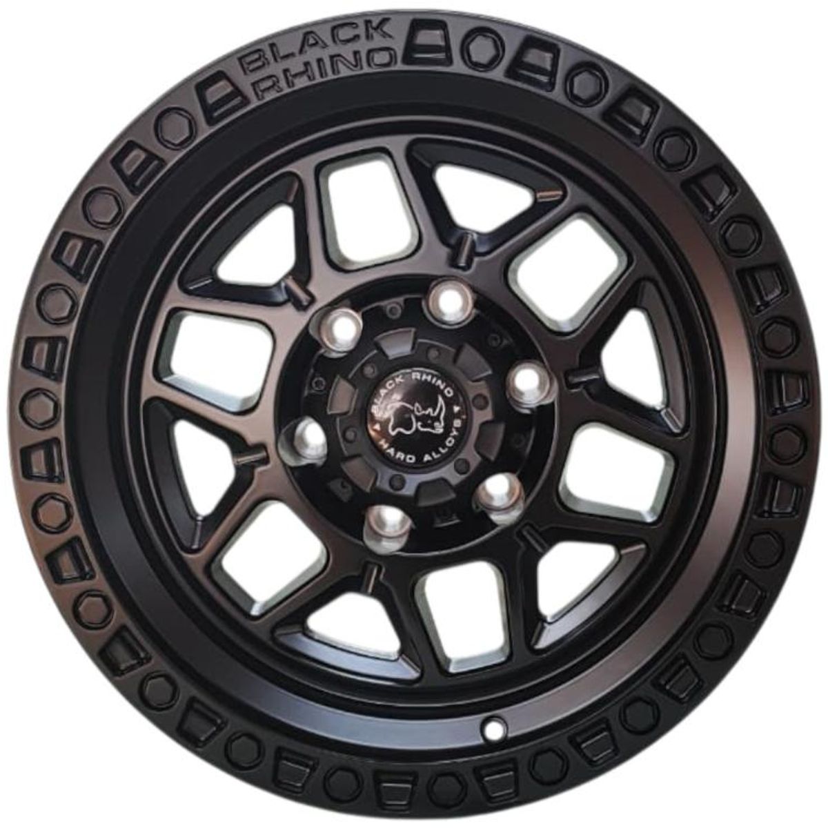 GENERICO - Juego de Llantas 16x8 6x1397 Et0 Matt black H019