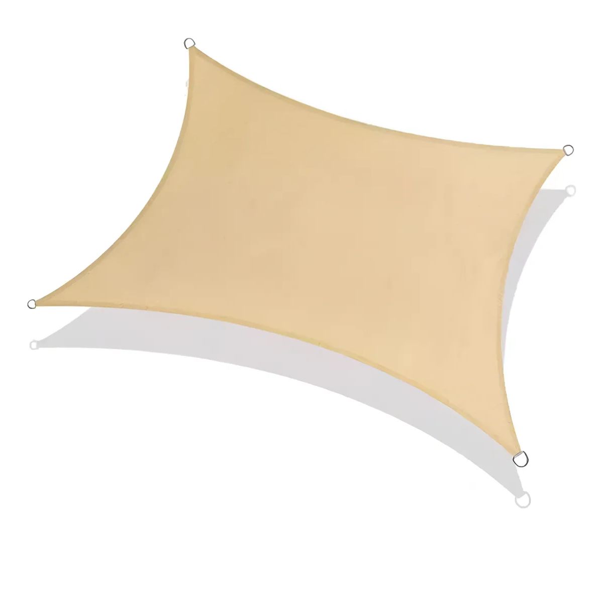 GENERICO - Toldo Vela Rectangular Toldo Vela Sombreadora Toldo 3x4mts