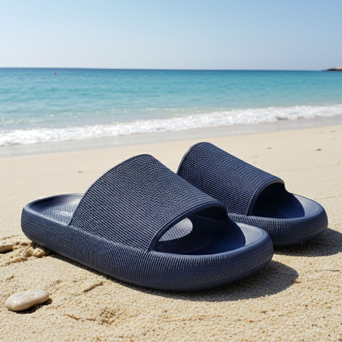 FOSS - Sandalias Hombre Chalas Antideslizantes Playa Verano Casa Eva Sky Foss Kiosclub