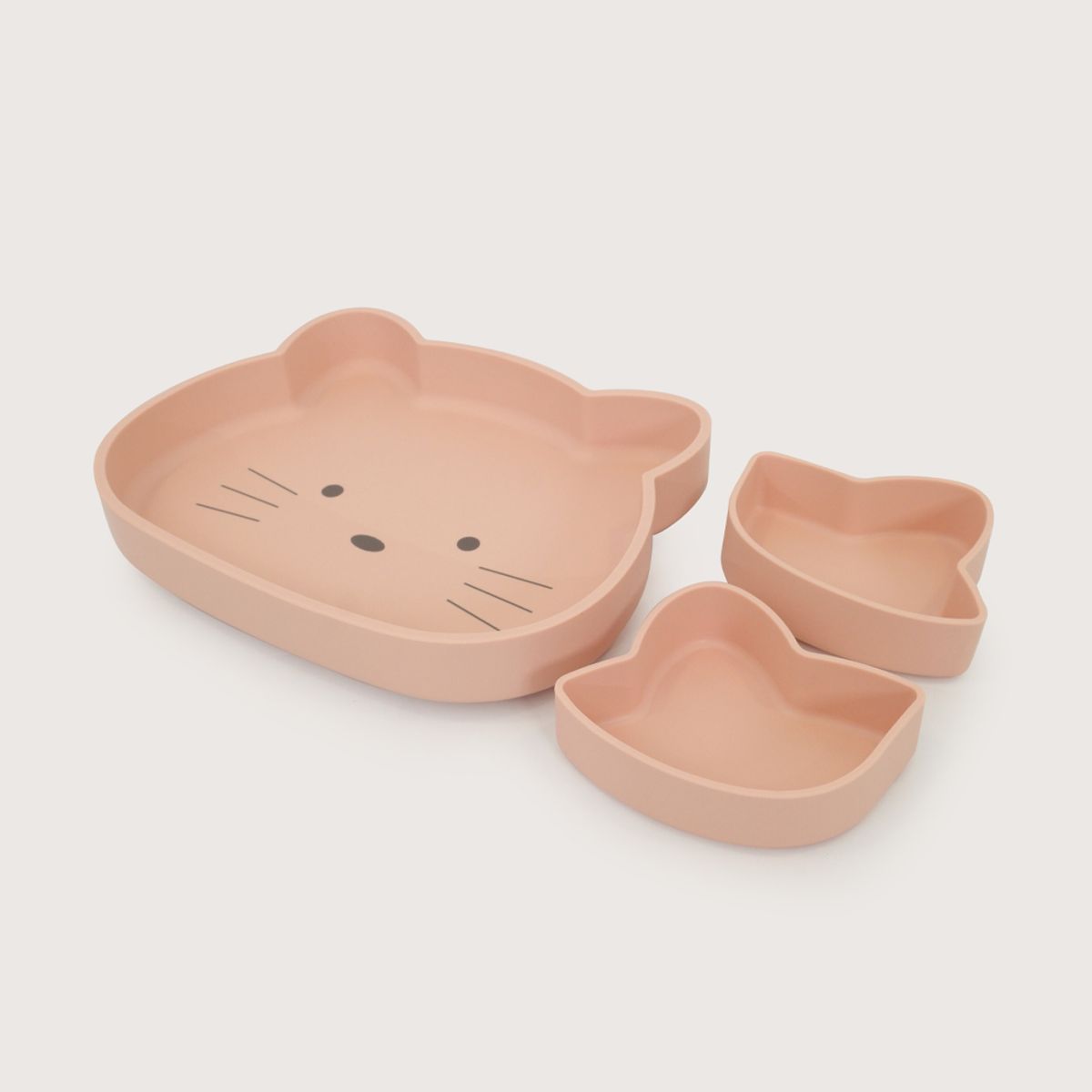 OPALINE - Plato gato con base antideslizante rosado