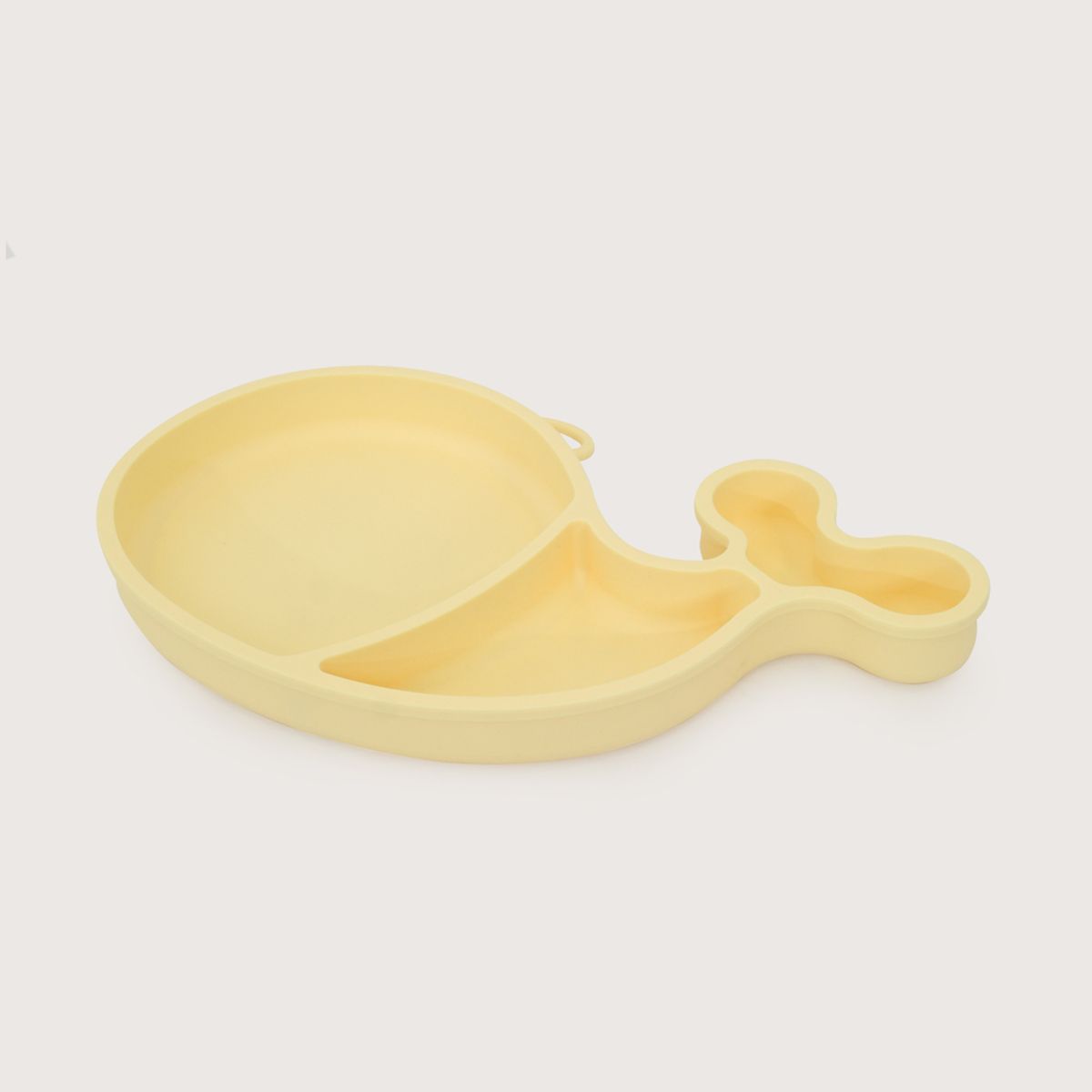 OPALINE - Plato ballena amarillo