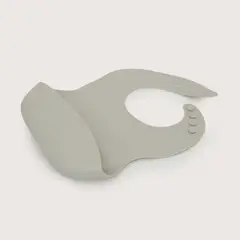 OPALINE - Babero bebé gris