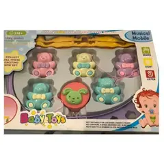 GENERICO - Movil colgante musical bebes unisex Diseño Ositos