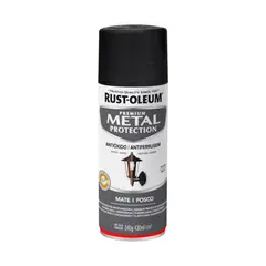 RUST OLEUM - Pintura Anticorrosiva Spray Negro Mate 430ml