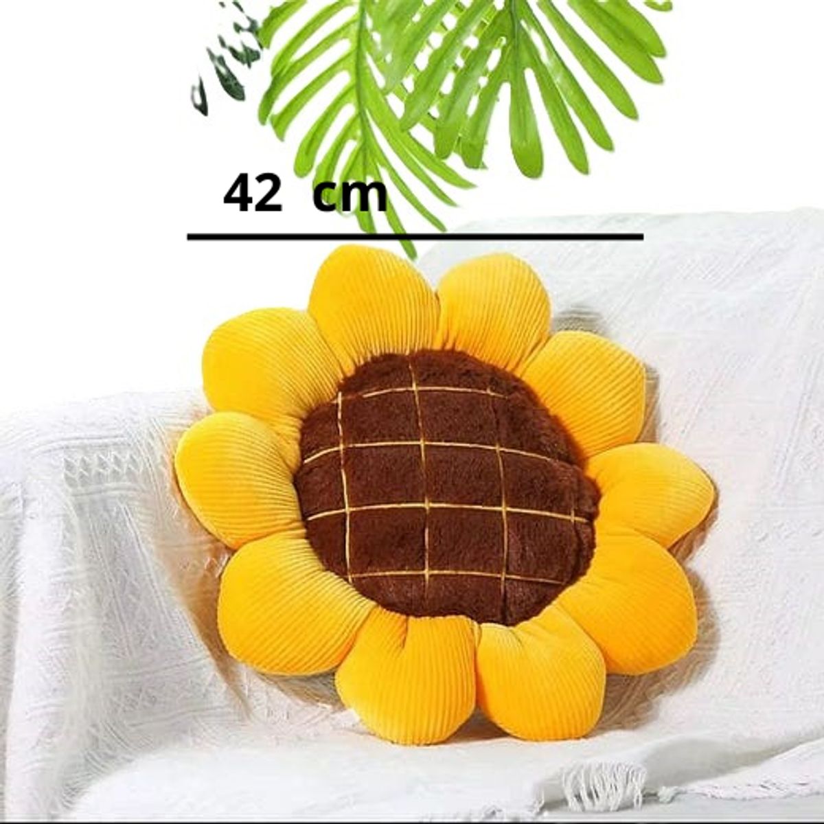 GENERICO - COJIN DECORATIVO DE 42CM GIRASOL