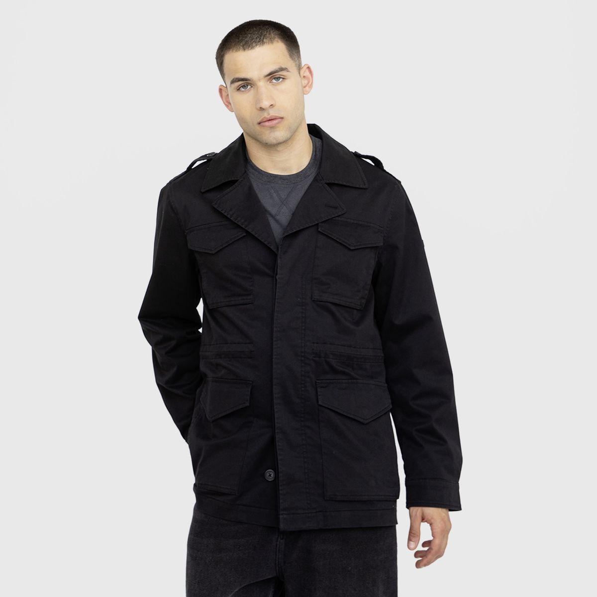 BLACK - Chaqueta Ultra Light Negro Black Bubba