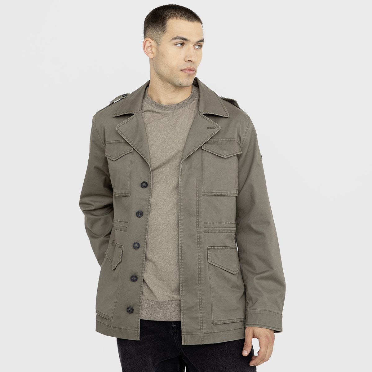 BLACK - Chaqueta Ultra Light Verde Militar Black Bubba